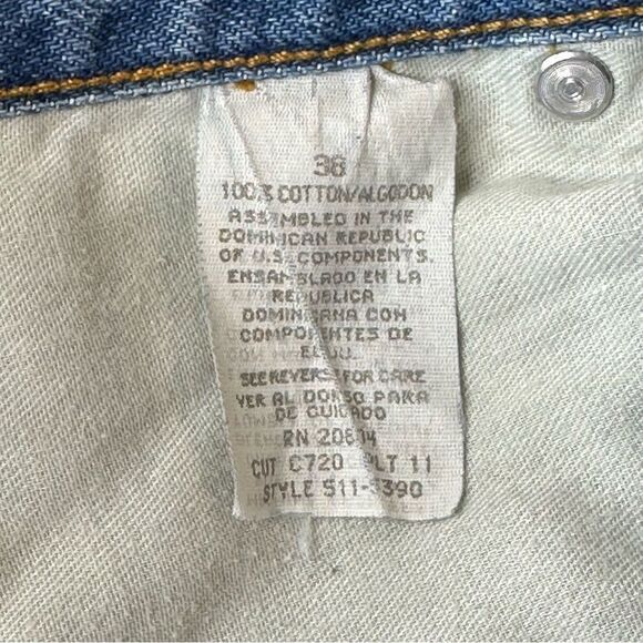 Vintage HUNT CLUB Men’s Denim Jean Jorts Shorts 100% Cotton Size 38 - Picture 5 of 11